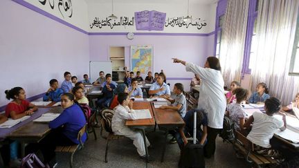 Une classe de l'école Oudaya à Rabat, le 15 septembre 2015. (REUTERS- Youssef Boudlal)