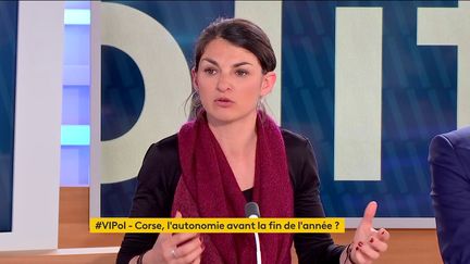 Aurélie Trouvé, le 16 mars 2022 sur franceinfo. (FRANCEINFO)