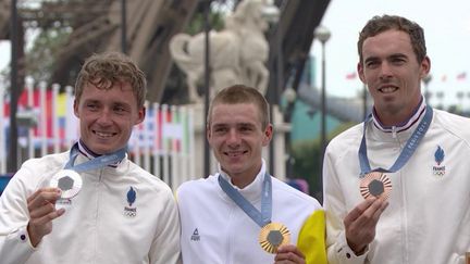 Samedi 3 août, Valentin Madouas et Christophe Laporte ont décroché les médailles d'argent et de bronze en cyclisme sur route. Le Belge Evenepoel a terminé en tête de la course