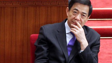 Bo Xilai, le 13 mars 2012 &agrave; P&eacute;kin. (RI XI SZ / AFP)