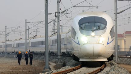 Le train à grande vitesse chinois en décembre 2016&nbsp; (WANG SHUTIAN / IMAGINECHINA)