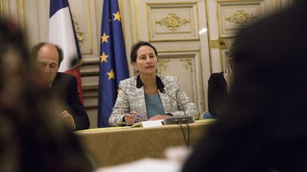 &nbsp; (Une réunion autour du barrage de Sivens était organisée ce mardi au ministère de l'Écologie à Paris © MAXPPP)