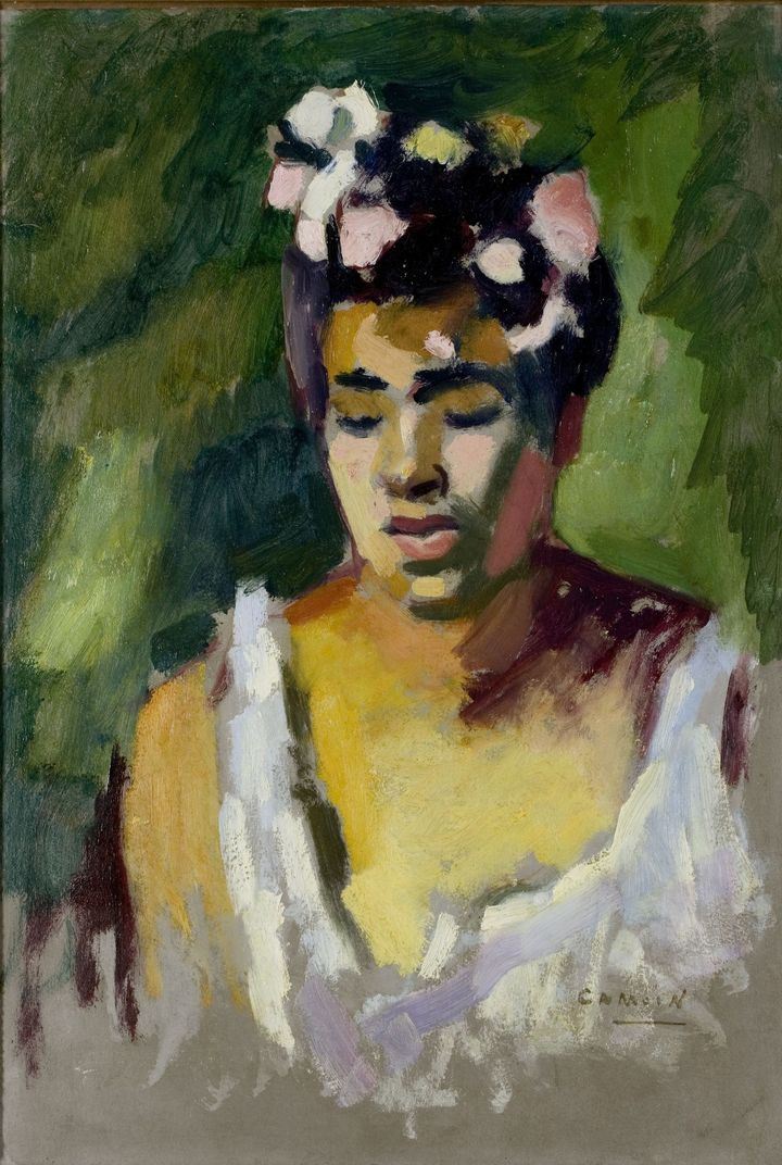 Charles Camoin (1879-1965), Jeune Créole, 1904 (huile sur carton, 39 x 27 cm) - Le Havre, Musée d’art moderne André Malraux
 (Florian Kleinefenn - ADAGP, Paris 2016)