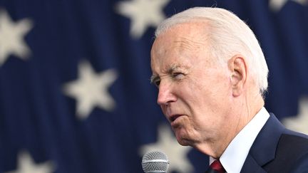 Le président américain Joe Biden à Anchorage (Alaska), le 11 septembre 2023. (SAUL LOEB / AFP)