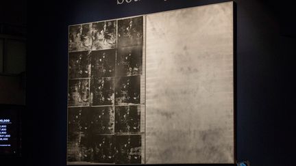 "Silver Car Crash" de Warhol exposé lors de la vente à Sotheby's, à New York (13 novembre 2013)
 (Getty Images / North America)