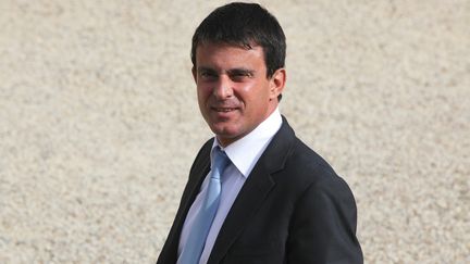 Le ministre de l'Int&eacute;rieur, Manuel Valls, &agrave; l'Elys&eacute;e, &agrave; Paris, le 5 septembre 2012. (FRANÇOIS LAFITE / MAXPPP)