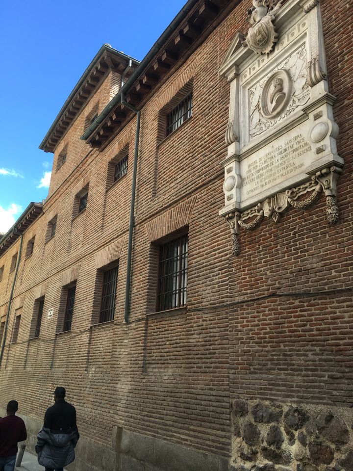 Le couvent "San Ildefonso de las Trinitarias descalzas", à Madrid, où sont conservés les restes de Cervantes découverts l'année dernière.
 (EMILIO RAPPOLD / DPA)