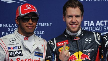 Lewis Hamilton et Sebastian Vettel