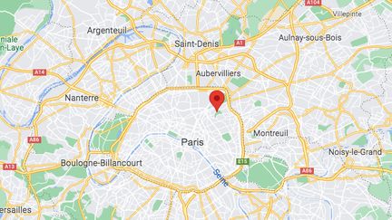 Le corps sans vie d'une femme a été retrouvé dans un appartement du 19e arrondissement de Paris, vendredi 28 janvier 2022.&nbsp; (GOOGLE MAPS)