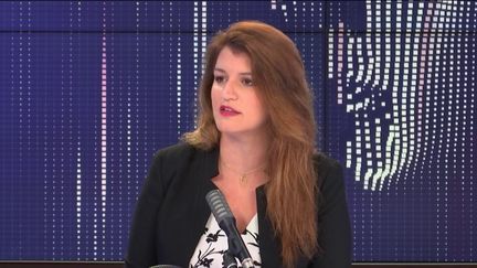 Marlène Schiappa, ministre déléguée chargée de la Citoyenneté, était l'invitée du "8h30 franceinfo", vendredi 11 septembre 2020. (FRANCEINFO / RADIOFRANCE)