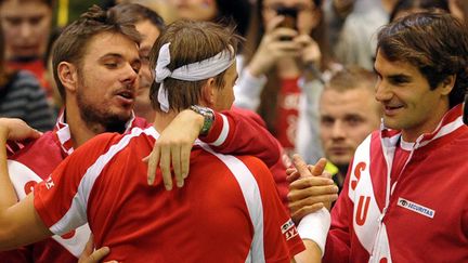 Roger Federer (Coupe Davis) (ANDREJ ISAKOVIC / AFP)