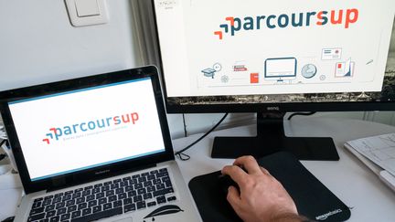 Parcoursup, la plateforme internet d'accès à l'enseignement supérieur (illustration). (RICCARDO MILANI / HANS LUCAS)