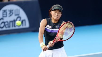 La Chinoise, Peng Shuai, lors d'un tournoi à Pékin, le 1er octobre 2019. (WANG SHAOHUA / IMAGINECHINA)