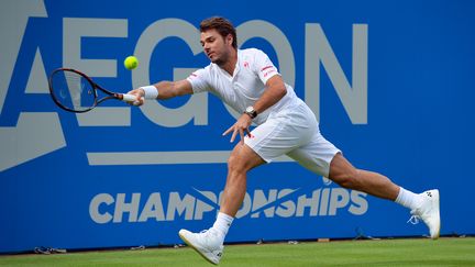 Stan Wawrinka sorti dès le premier tour au Queen's. (GLYN KIRK / AFP)