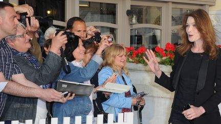 Carla Bruni arrive au dîner d'ouverture, le 9 juin 2016
 (PJB/SIPA)