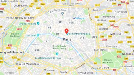 L'agression s'est produite boulevard de Sébastopol, dans le 1er arrondissement de Paris. (GOOGLE MAPS)