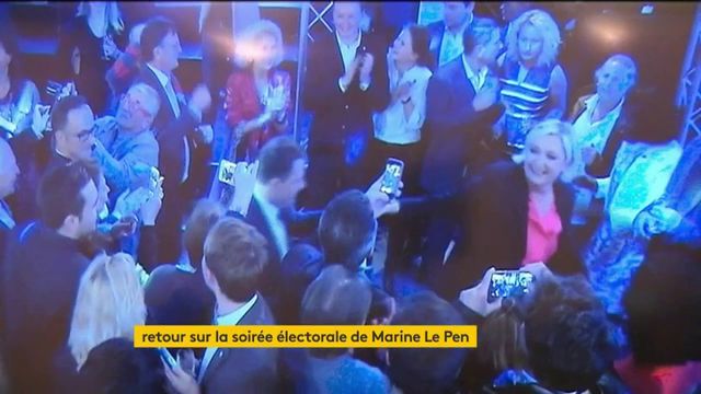 Retour sur la soirée électorale de Marine Le Pen