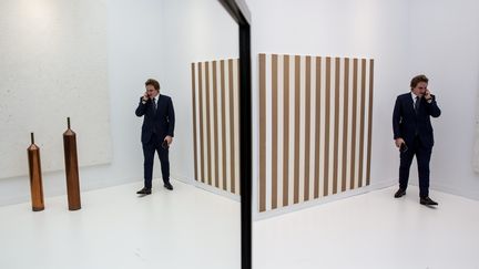 Paris, le 19 octobre : la 43e Fiac, la foire internationale d'art contemporain,&nbsp;au Grand Palais. (MAXPPP)