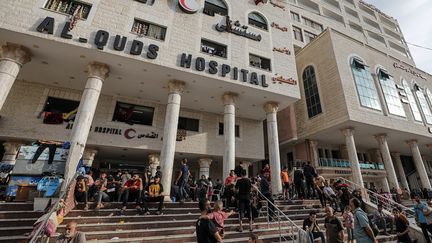 L'hôpital d'Al-Quds dans la ville de Gaza (MOHAMMED SABER / MAXPPP)