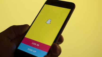 Image d'illustration présentant le logo de Snapchat, le 5 décembre 2017. (JAAP ARRIENS / NURPHOTO / AFP)