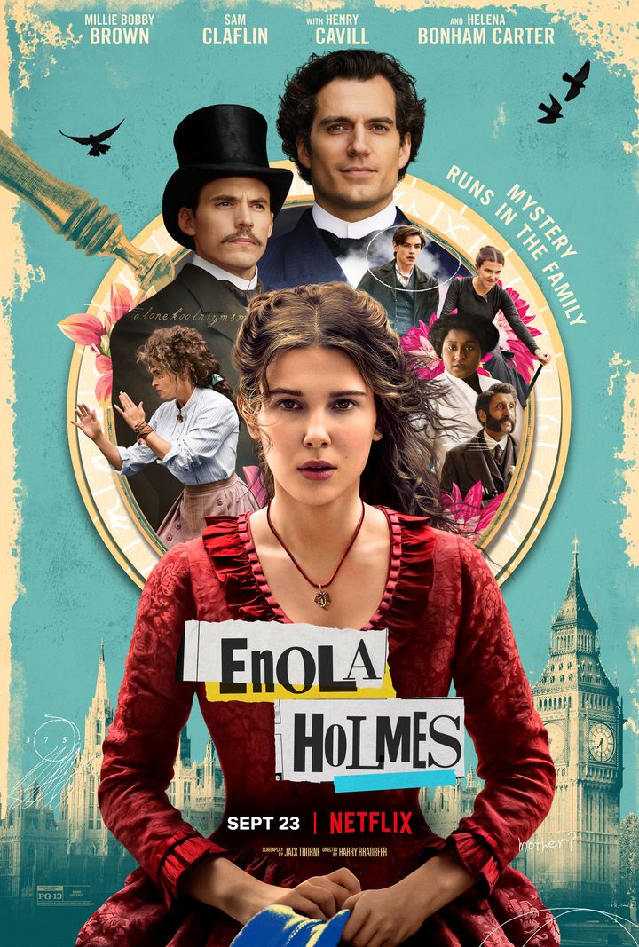 Affiche du film "Enola Holmes". (LEGENDARY)