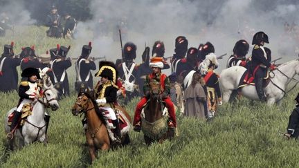 Reconstitution de la bataille de Waterloo en 2012
 (GEORGES GOBET / AFP)