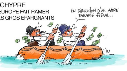 A 12h locales, jeudi 28 mars, les banques chypriotes ont rouvert leurs portes après dix jours de fermeture.

	Pour éviter l'effondrement du système bancaire, les retraits sont limités à 300 euros par jour et les virements à l'étranger à 5000 euros par mois. (Franck Pucques/FTV)