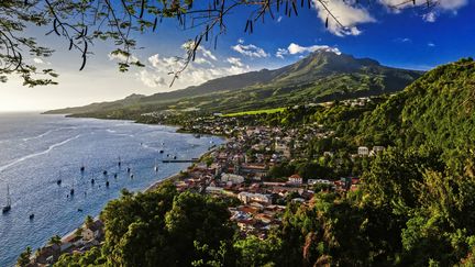 La montagne Pelée en Martinique, en septembre 2023 (BRUNO DE HOGUES / ONLY FRANCE / AFP)