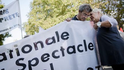 &nbsp; (Les intermittents ont manifesté à Paris en octobre dernier © MAXPPP)