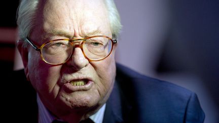 L'eurod&eacute;put&eacute; Jean-Marie Le Pen, le 25 janvier 2015. (ALAIN JOCARD / AFP)