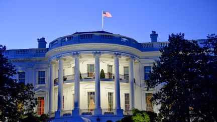 Un intrus s'est introduit dans la Maison Blanche (Washington, Etats-Unis), dans la nuit du 10 au 11 mars 2017. (JONAS EKSTROMER / TT NEWS AGENCY / AFP)