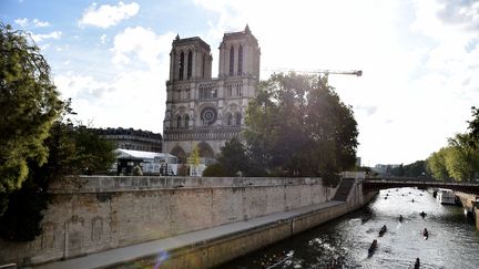 La cathédrâle Notre-Dame de Paris, le 4 septembre 2022. (JEAN-CHRISTOPHE VERHAEGEN / AFP)