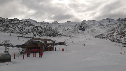 La station de Val Thorens, mercredi 17 novembre. (FRANCEINFO / RADIOFRANCE)