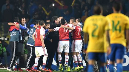 Les Paraguayens fêtent la qualification pour les demi-finales de la Copa America