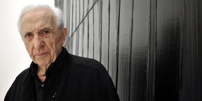 Pierre Soulages dans son musée de Rodez
 (PATRICE THEBAULT / ONLY FRANCE)