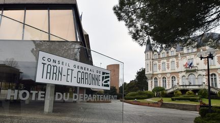 La devanture du conseil g&eacute;n&eacute;ral de Tarn-et-Garonne, &agrave; Montauban, le 2 mars 2015. (PASCAL PAVANI / AFP)