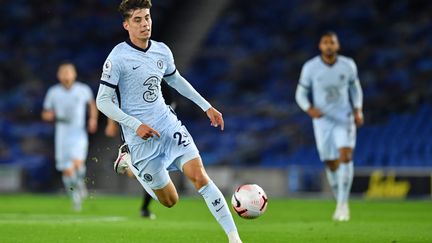 Kai Havertz, plus grosse recrue du mercato estival, qui a signé à Chelsea pour 80 millions d'euros (GLYN KIRK / POOL)