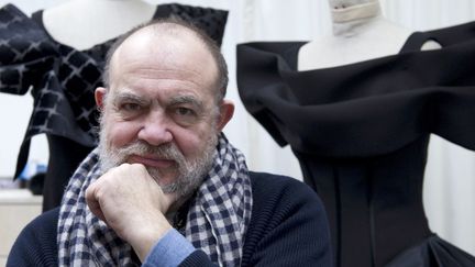 Christian Lacroix en février 2012 à l'Opéra de Frankfurt
 (EMILY WABITSCH / DPA / AFP)