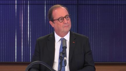 François Hollande, ancien président de la République, invité de franceinfo mercredi 28 octobre 2020. (FRANCEINFO / RADIO FRANCE)