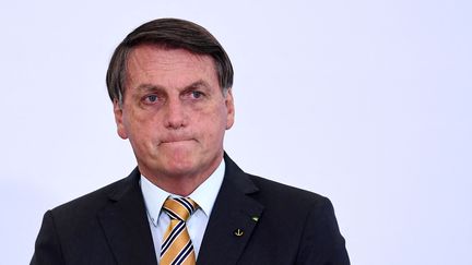 Le président brésilien Jair Bolsonaro, à Brasilia (Brésil) le 10 novembre 2020. (EVARISTO SA / AFP)