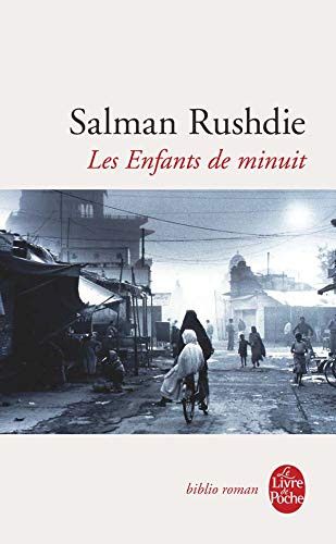 Couverture du roman "Les enfants de minuit", de Salman Rushdie (BIBLIO POCHE)