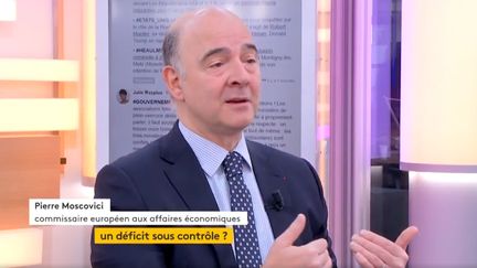 Invité de Jean-Paul Chapel dans ":L’éco" jeudi 18 mai, Pierre Moscovici, commissaire européen aux affaires économiques, réagit à l’annonce de la nomination du gouvernement d’Edouard Philippe. (FRANCEINFO)