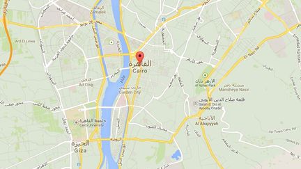 Deux policiers sont morts dans des attentats au Caire (Egypte), le 30 juin 2014. (GOOGLE MAPS)