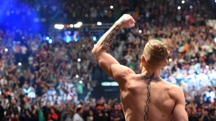 Conor McGregor lors d'un combat au MGM Grand Arena de Las Vegas (Etats-Unis), le 10 décembre 2015. (MIKE ROACH / ZUFFA LLC / GETTY IMAGES)