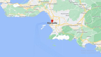 Marseille, dans les Bouches-du-Rhône. (GOOGLE MAPS)