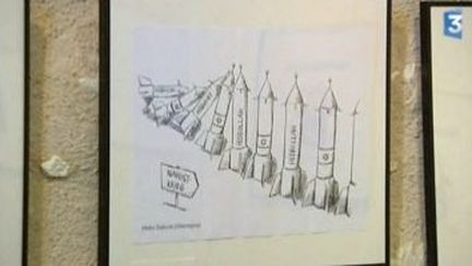 Plantu parrain des &quot;Dessins pour la paix&quot; à Maillé
 (Culturebox)