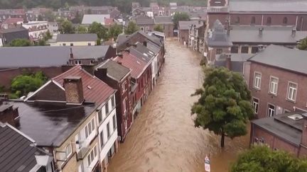 Belgique :&nbsp;des villes inondées et endeuillées suite aux intempéries (France 2)