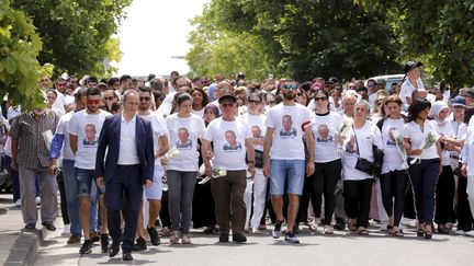 Marche blanche en hommage à Engin Günes, à Marseille le 17 juin 2018, victime d'un réglement de compte&nbsp;fin mai 2018. (SPEICH FR?D?RIC / MAXPPP MAXPPP)