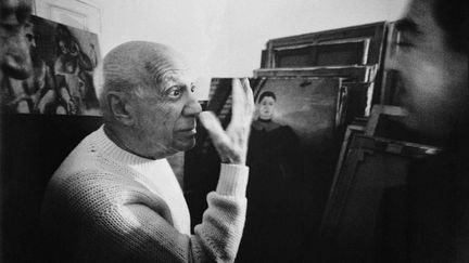 Pablo Picasso chez lui, à Mougins, en 1971
 (Guler/Sipa)