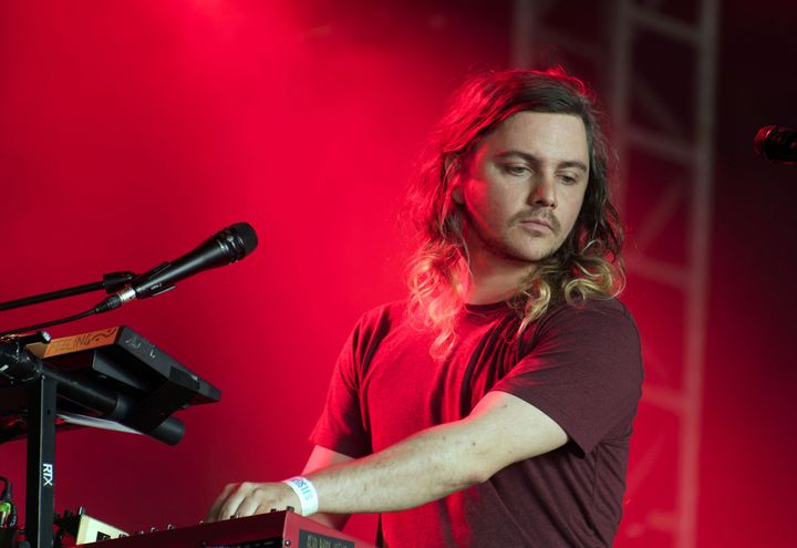 Le chanteur et musicien Flavien Berger au festival parisien We Love Green le dimanche 2 juin 2019. (SADAKA EDMOND/SIPA)